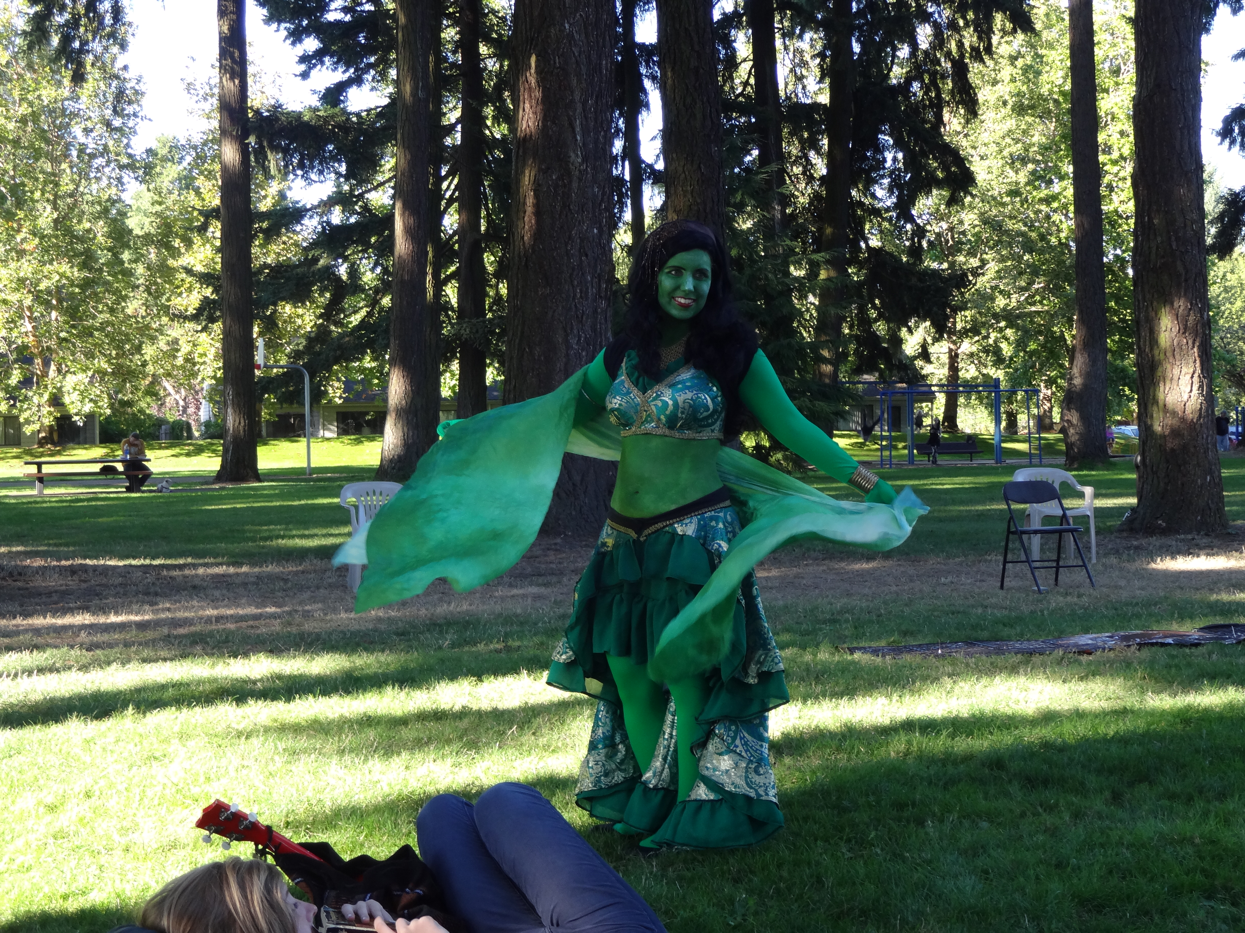 Belly Dance Eugene - Orion Slave Dancer - Orion Slave Dancer with Veil